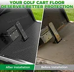 full coverage golf cart floor mat